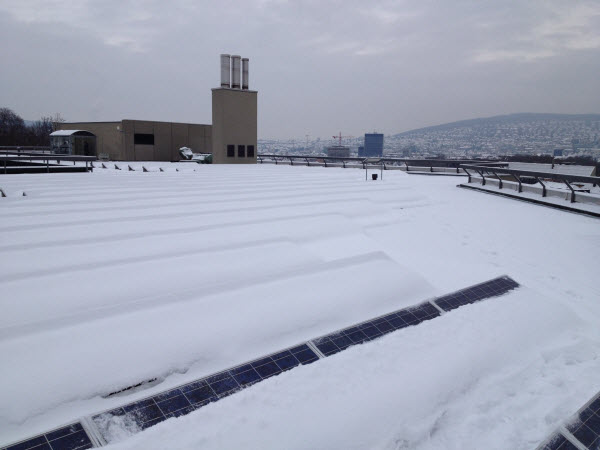 Schnee auf unseren Anlagen